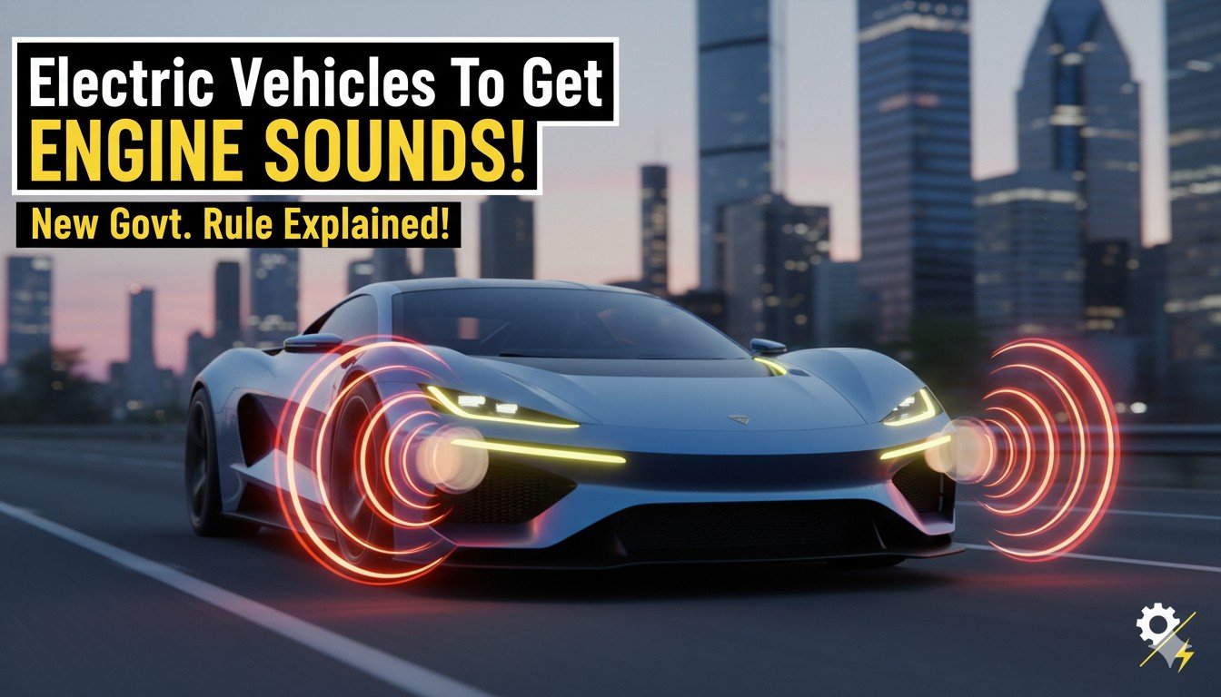 इलेक्ट्रिक कार से निकलती कृत्रिम इंजन ध्वनि का प्रतिनिधित्व, AVAS सिस्टम के साथ EV
