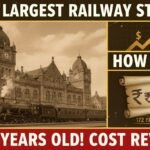 भारत का सबसे बड़ा रेलवे स्टेशन हावड़ा जंक्शन की भव्य इमारत और प्लेटफॉर्म का दृश्य