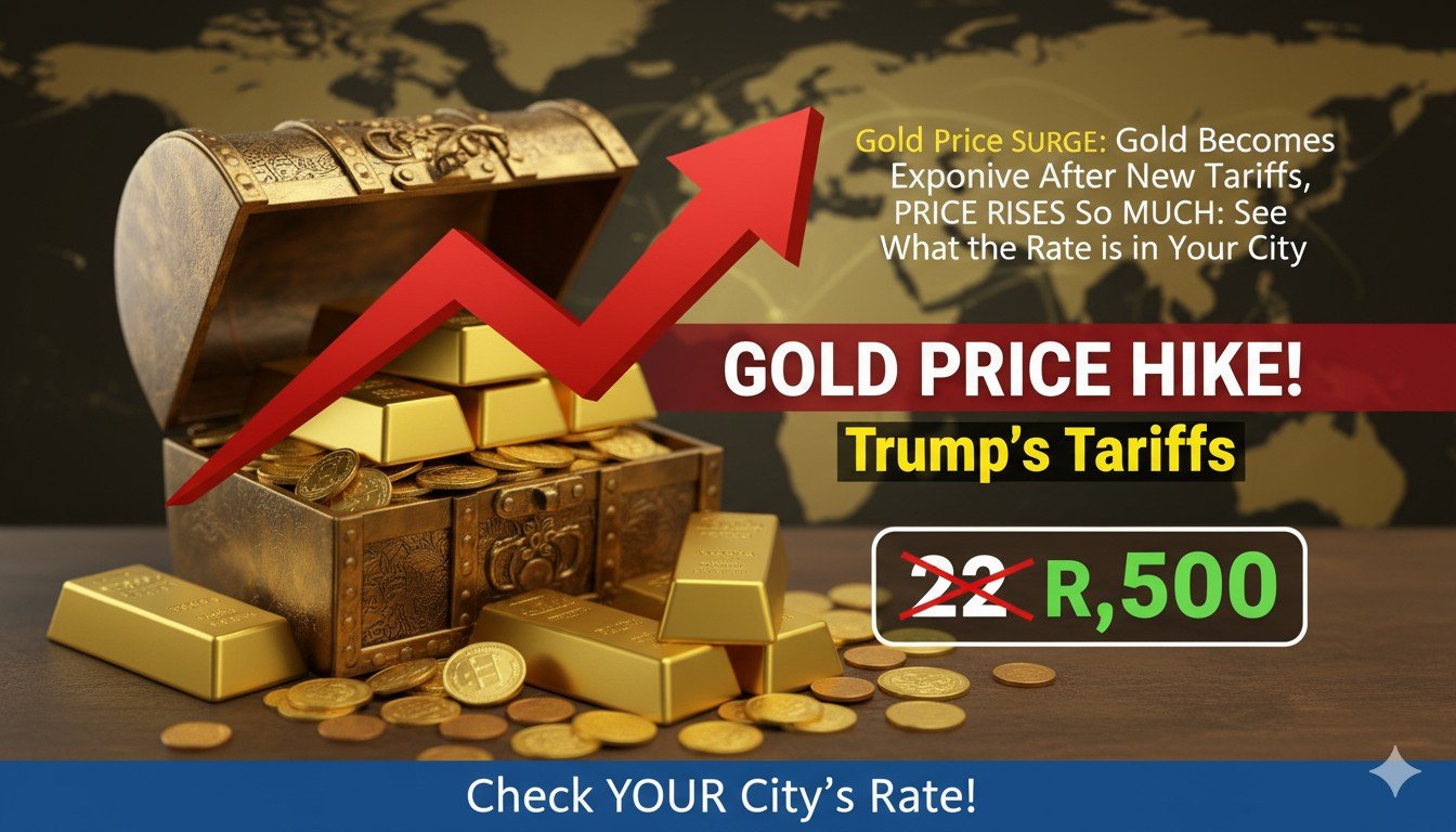 ट्रंप के नए टैरिफ के बाद भारत में सोने की कीमतों में तेज उछाल, 24 कैरेट सोना प्रति 10 ग्राम 1.59 लाख रुपये के करीब