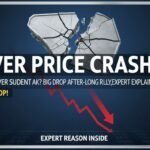 Alt Text for featured image : चांदी के दाम में अचानक गिरावट, MCX चार्ट पर लाल निशान दिखाते हुए